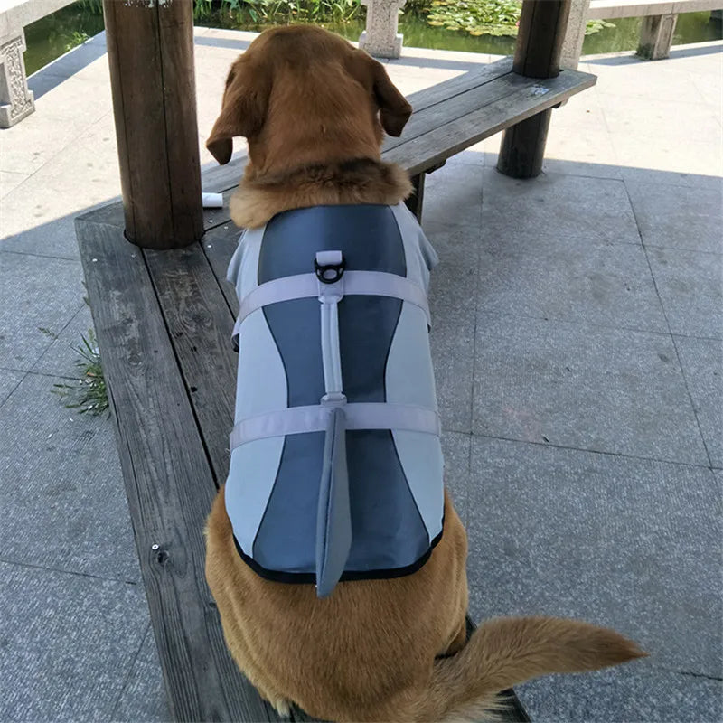Funny Shark Life Jacket Vest for Dogs