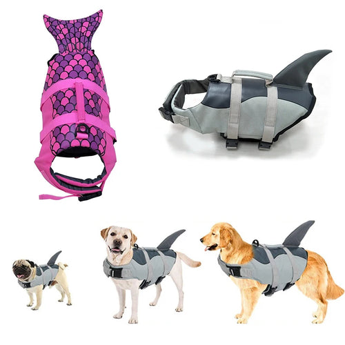 Funny Shark Life Jacket Vest for Dogs