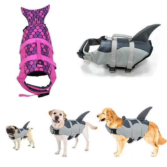 Funny Shark Life Jacket Vest for Dogs