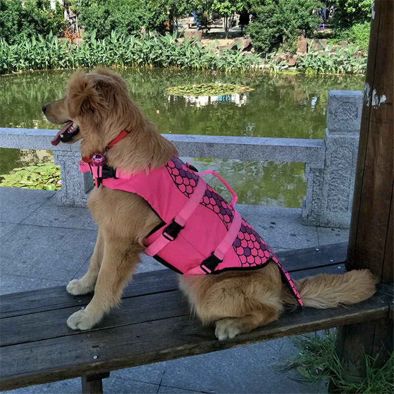 Funny Shark Life Jacket Vest for Dogs