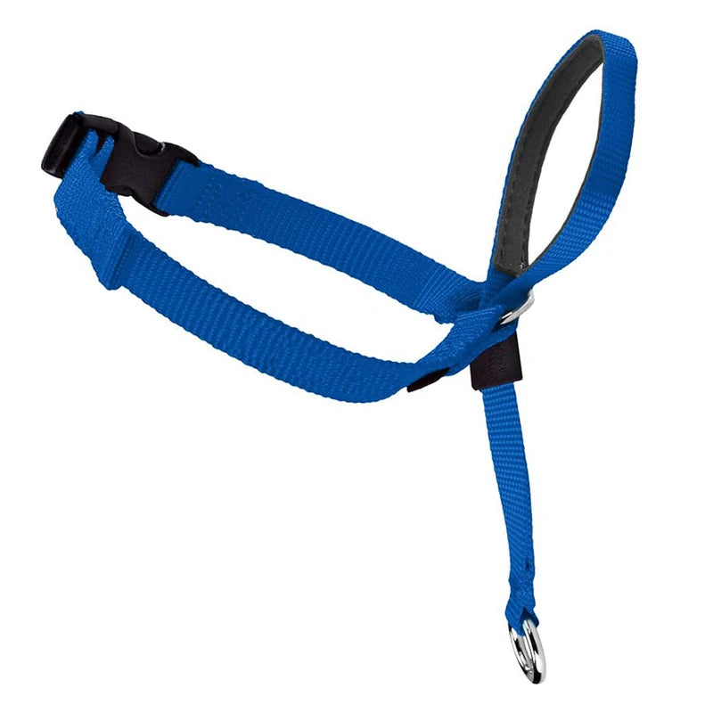 Adjustable Nylon Dog Padded Head Collar Gentle Leash Leader