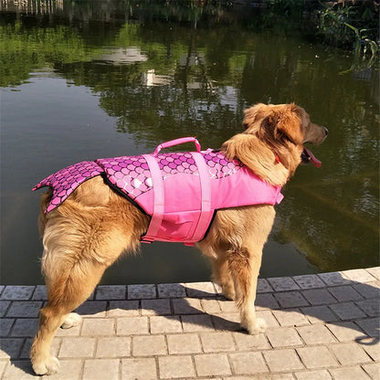 Funny Shark Life Jacket Vest for Dogs