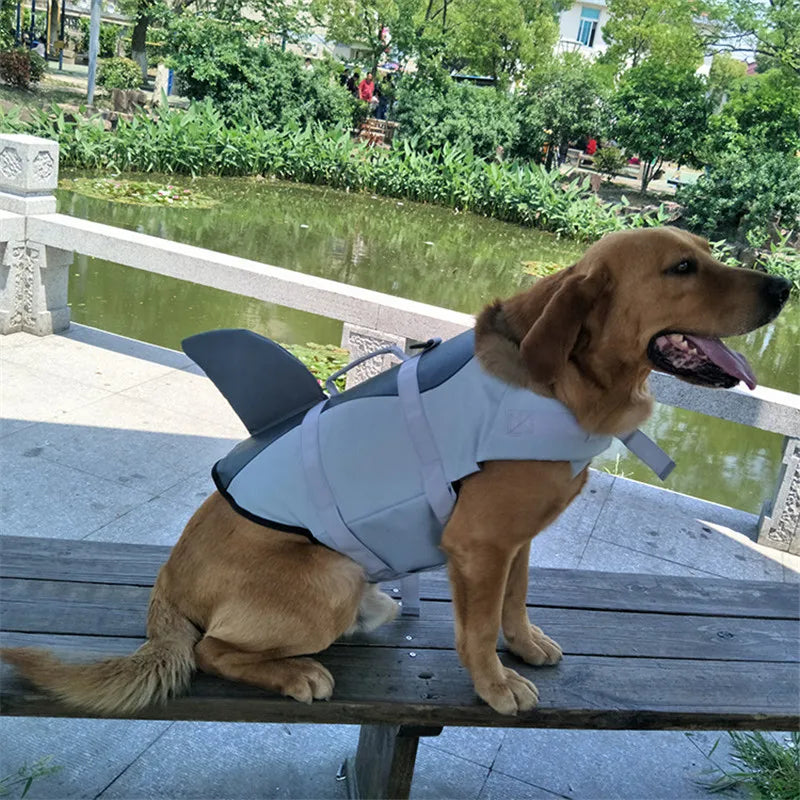 Funny Shark Life Jacket Vest for Dogs