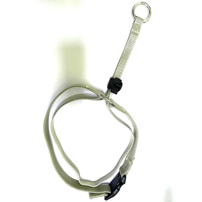 Adjustable Nylon Dog Padded Head Collar Gentle Leash Leader