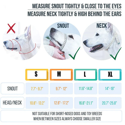 Quick-release No Pull Dog Muzzle