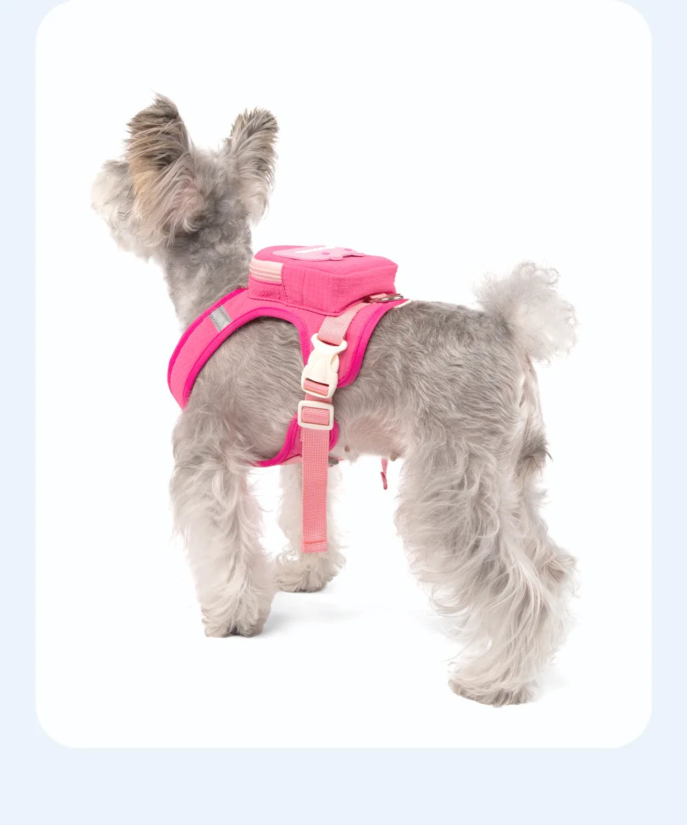 Adjustable Dog Backpack Harness