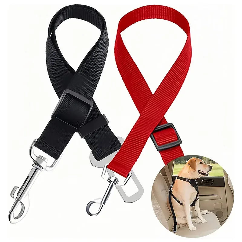 Adjustable Dog Vehicle Seat Belt Safety Harness