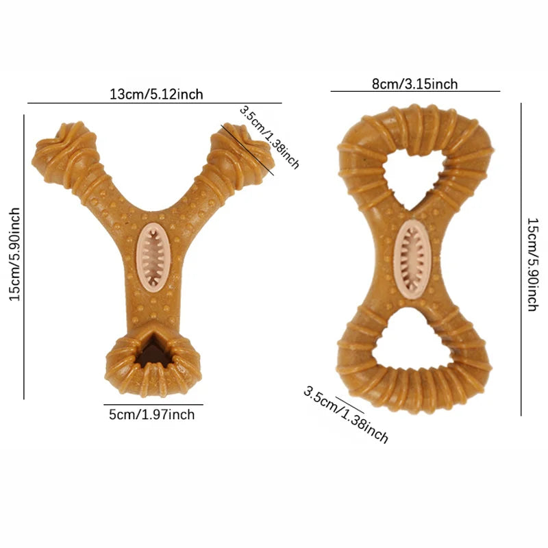 Heavy Duty Chewin Dental Health Interactive Toy with Treat Hole