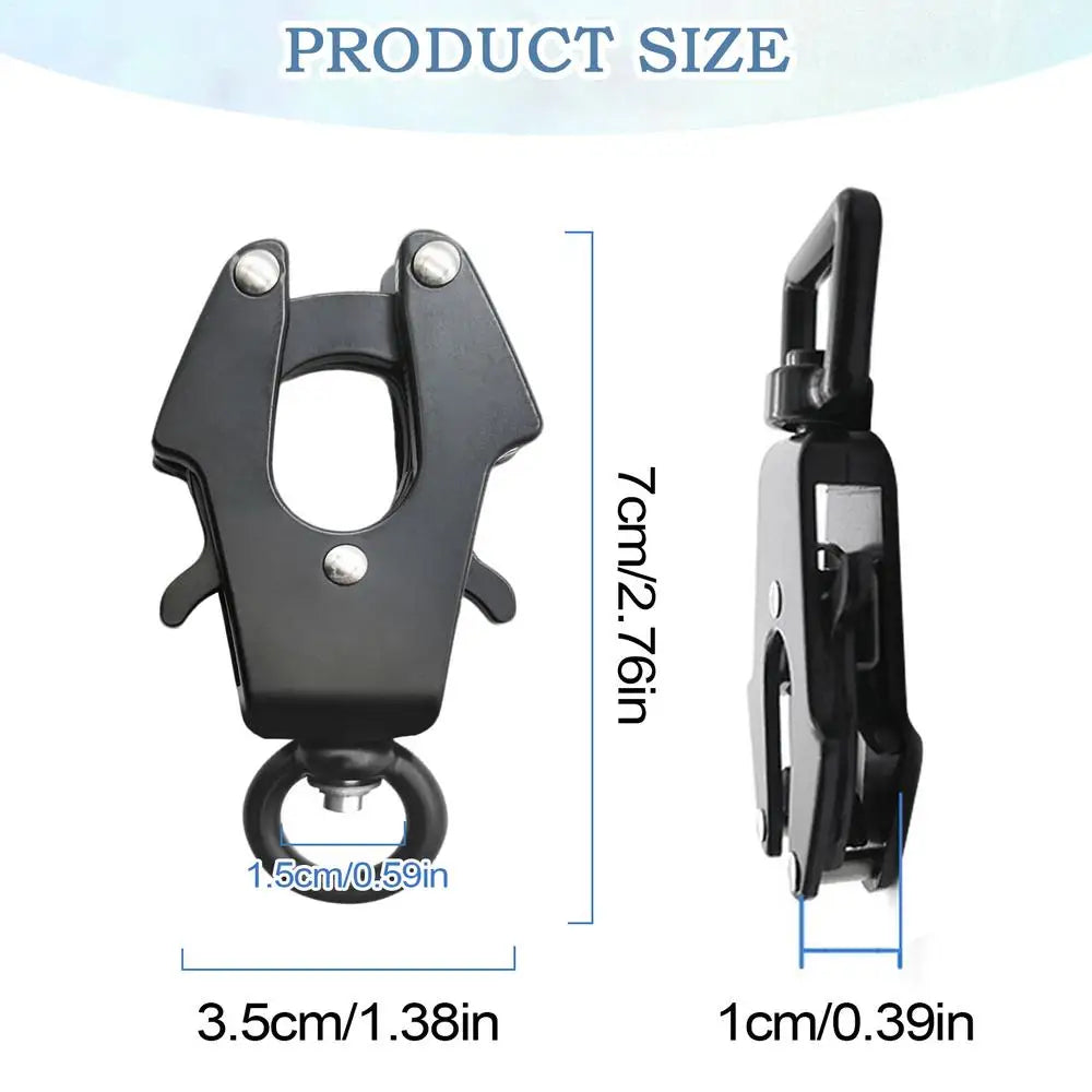 Dog Leash Quick Release Clasp Linking Swivel Frog Clip