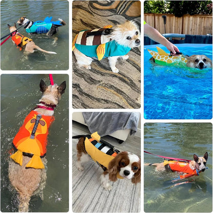 Dog Life Jacket for Swimming Flotation Vests