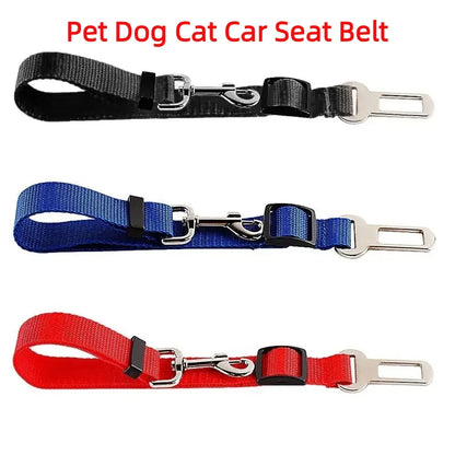 Adjustable Dog Vehicle Seat Belt Safety Harness
