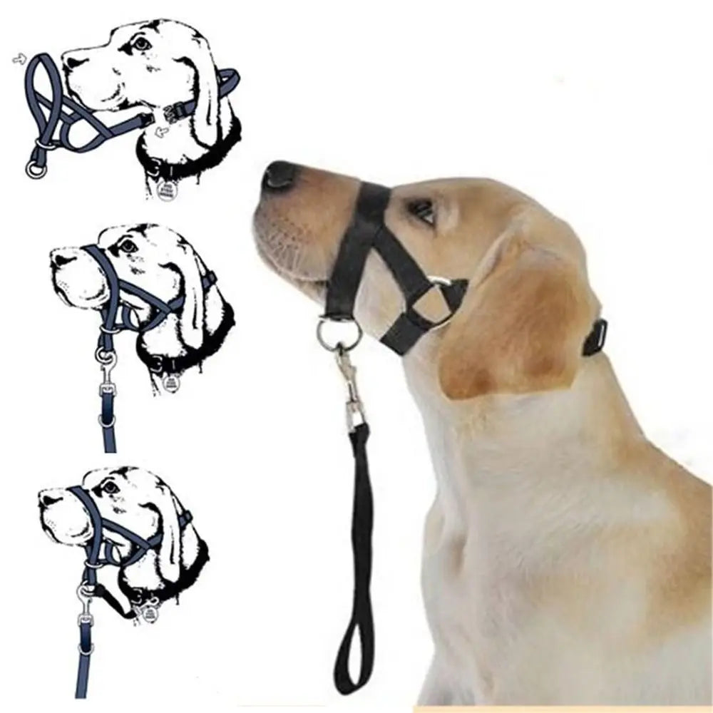 Adjustable No-Pull Dog Head Halter