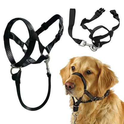 Adjustable No-Pull Dog Head Halter
