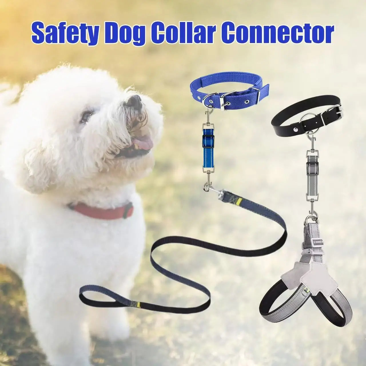 Reflective Dog Safety Collar Clip
