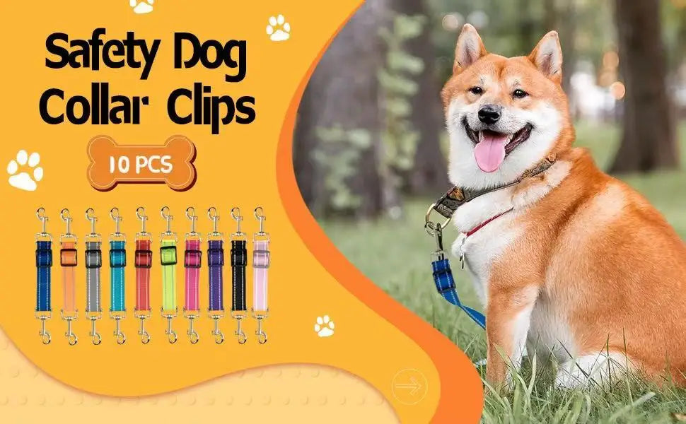 Reflective Dog Safety Collar Clip