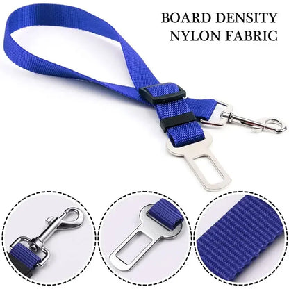 Adjustable Dog Vehicle Seat Belt Safety Harness