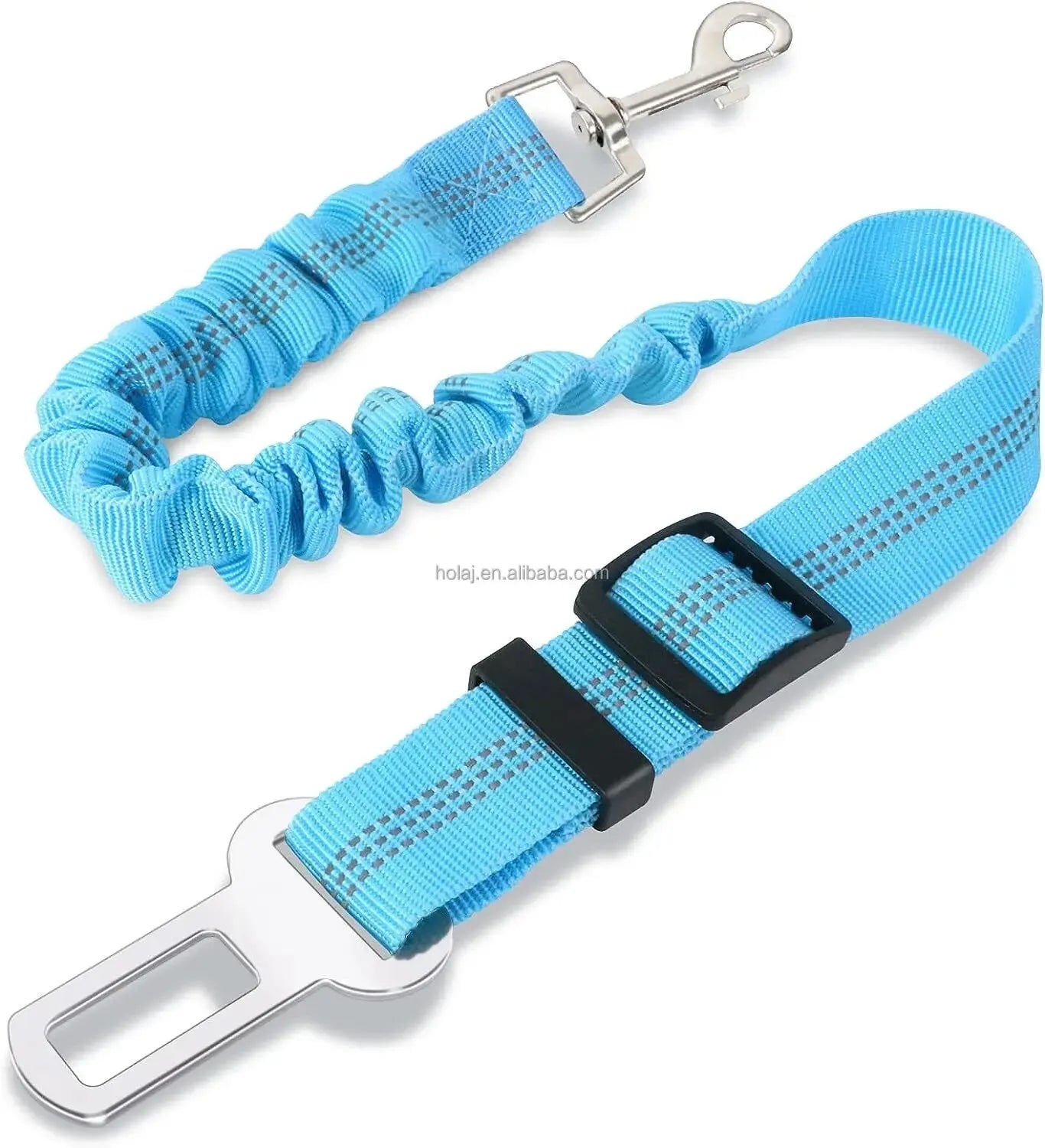 Safety Car Seat Belt Leash Black