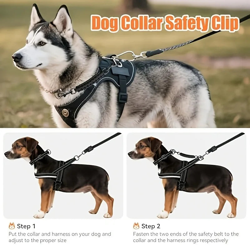 Dog Claw Safety Clip Double-Ended Collar