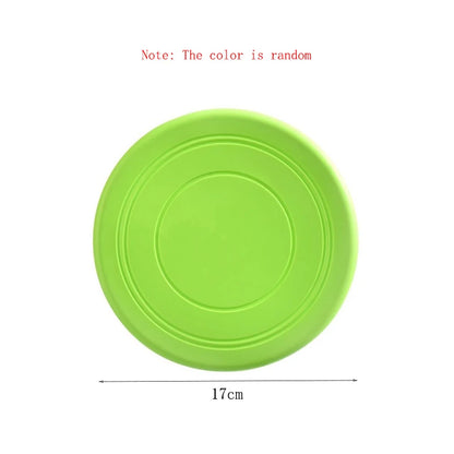 Silicone fun pet frisbee