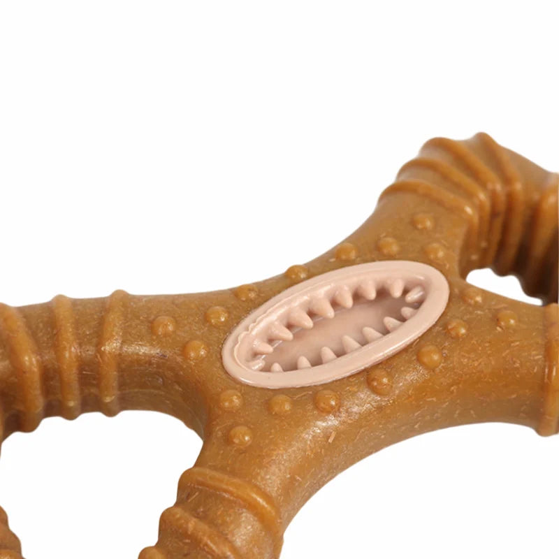 Heavy Duty Chewin Dental Health Interactive Toy with Treat Hole