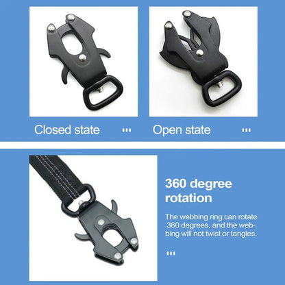 Dog Leash Quick Release Clasp Linking Swivel Frog Clip