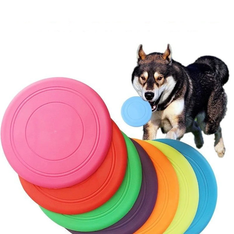 Silicone fun pet frisbee