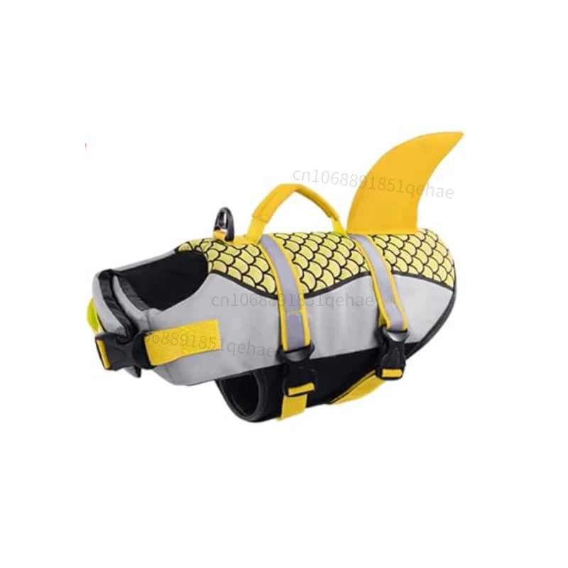 Dog Shark Life Jacket for Swimming