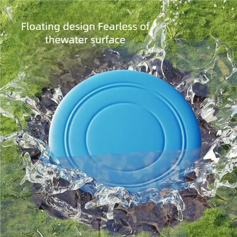 Silicone fun pet frisbee