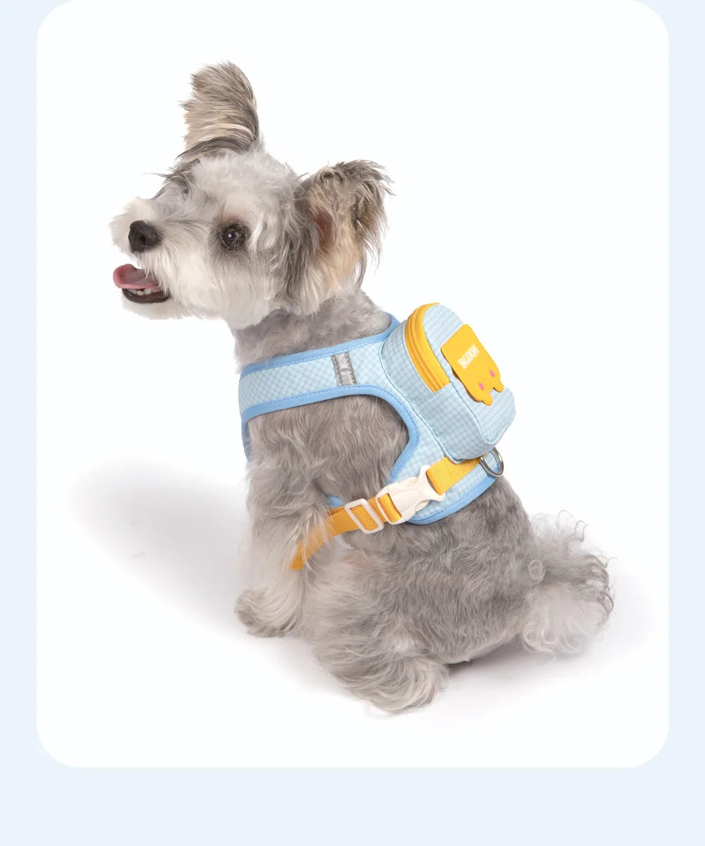 Adjustable Dog Backpack Harness