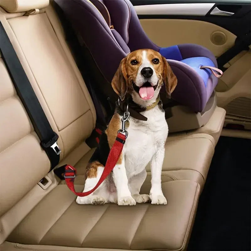 Adjustable Dog Vehicle Seat Belt Safety Harness