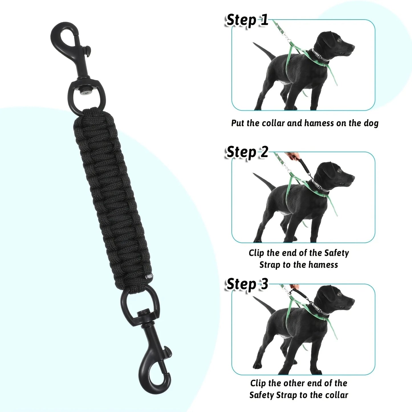 Dog Claw Safety Clip Double-Ended Collar