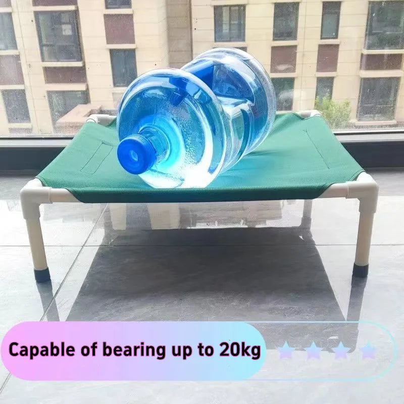 Elevated Folding Pet Camping Bed | Portable Dog & Cat Hammock