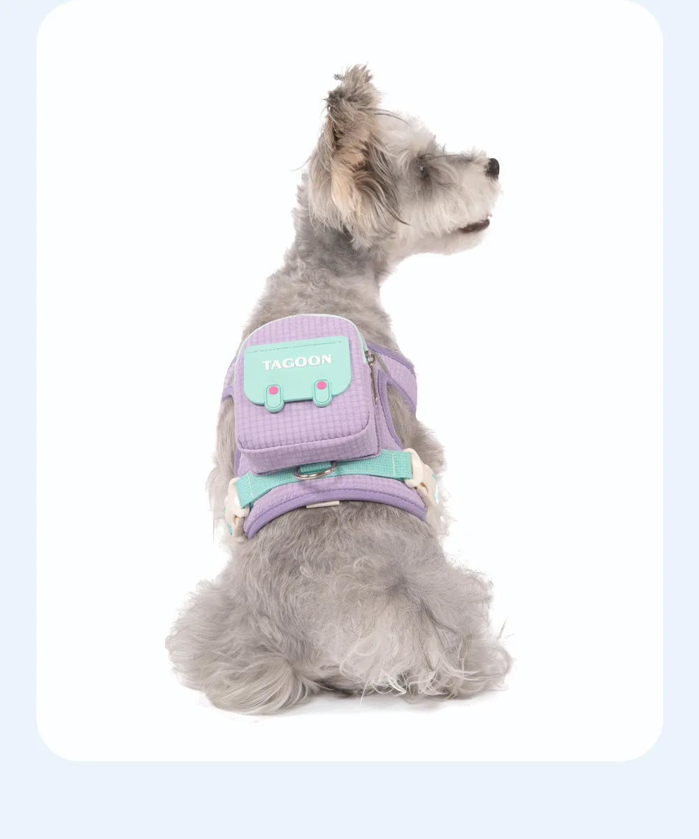Adjustable Dog Backpack Harness