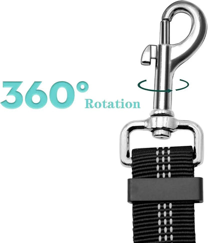 Safety Car Seat Belt Leash Black