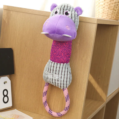 Animals Shape Bite Resistant Squeaky Dog Toys