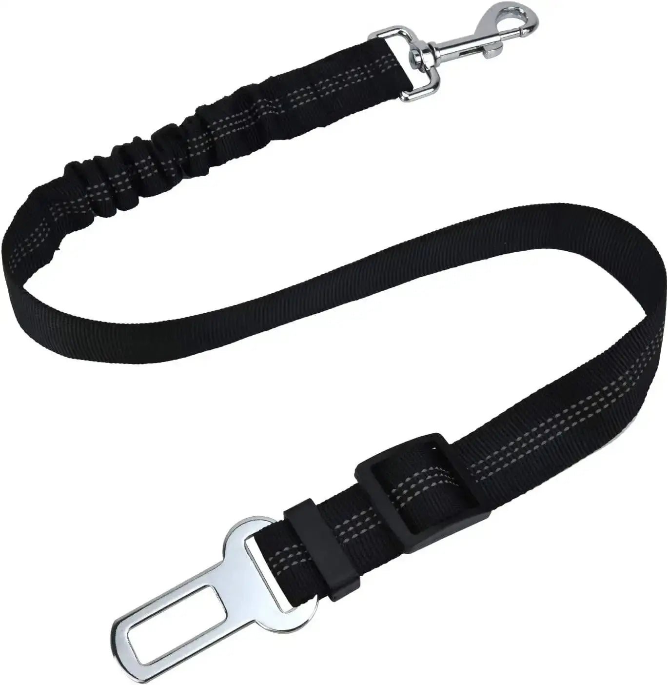 Safety Car Seat Belt Leash Black