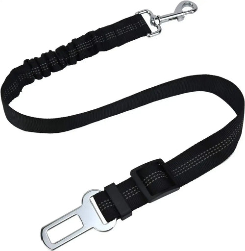 Safety Car Seat Belt Leash Black