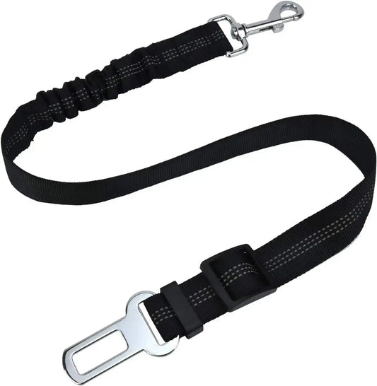 Safety Car Seat Belt Leash Black