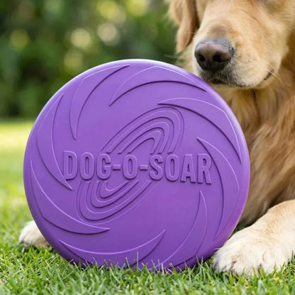 Dog-O-Soar Durable Chew Resistant Frisbee