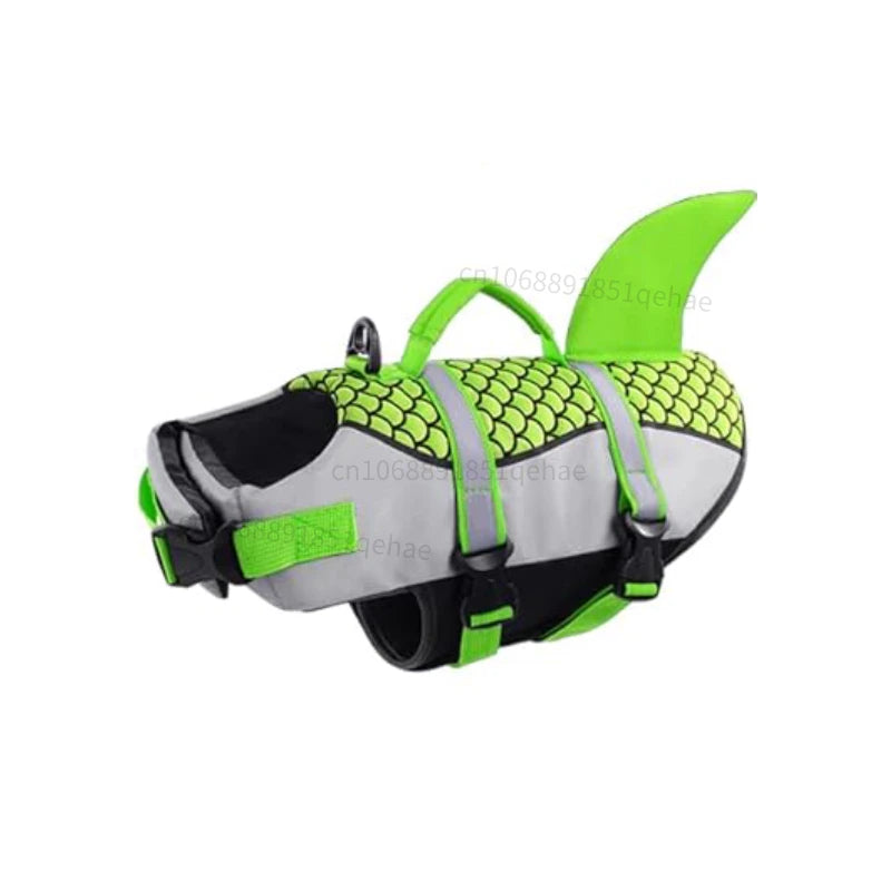 Dog Shark Life Jacket for Swimming