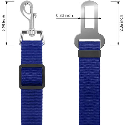 Adjustable Dog Vehicle Seat Belt Safety Harness