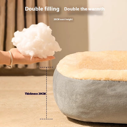 Winter Warm Thickened Nest Pet Bed