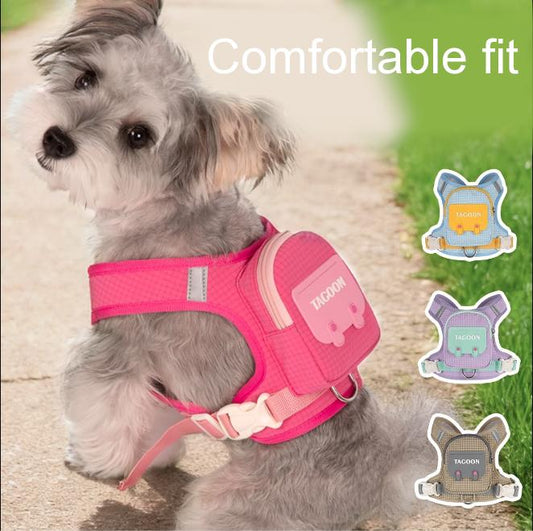 Adjustable Dog Backpack Harness
