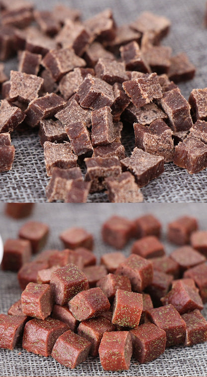 Beef and Chicken Cubes Snacks Dog Training Reward