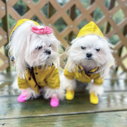 Dog Raincoat Pet Clothes Dog Clothes Rain Water